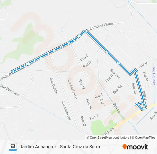 TZ08 Bus Line Map
