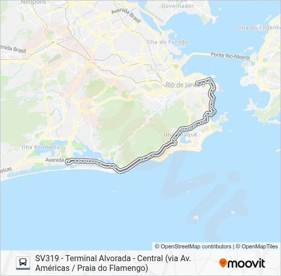 LECD137 Bus Line Map