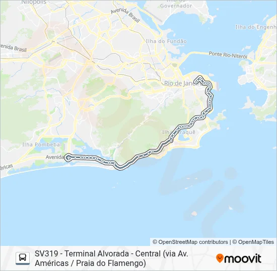 LECD137 Bus Line Map