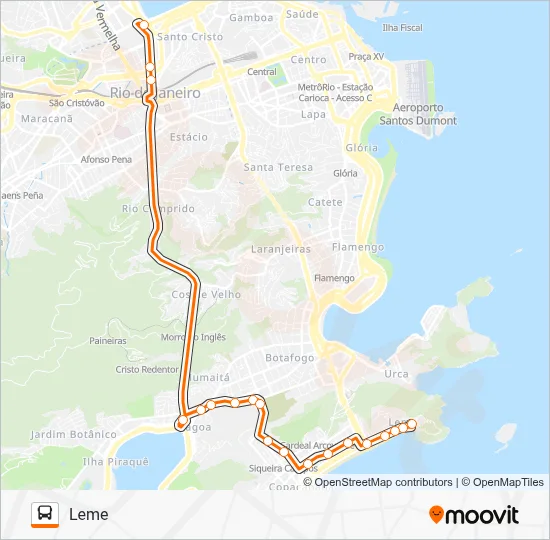 164 Bus Line Map