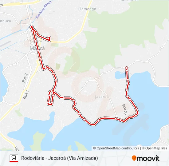 E08 Bus Line Map