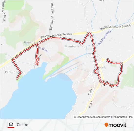 E13 Bus Line Map