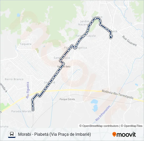 27M Bus Line Map