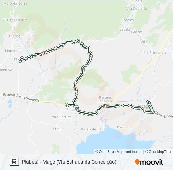 1007 bus Line Map