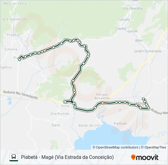 1007 Bus Line Map