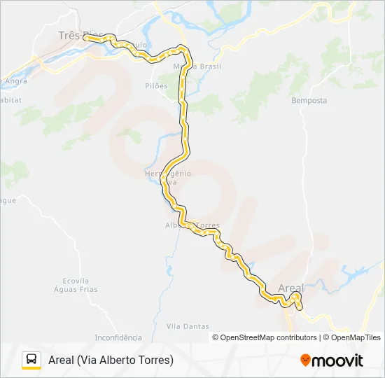P290 Bus Line Map