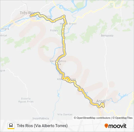 P290 Bus Line Map