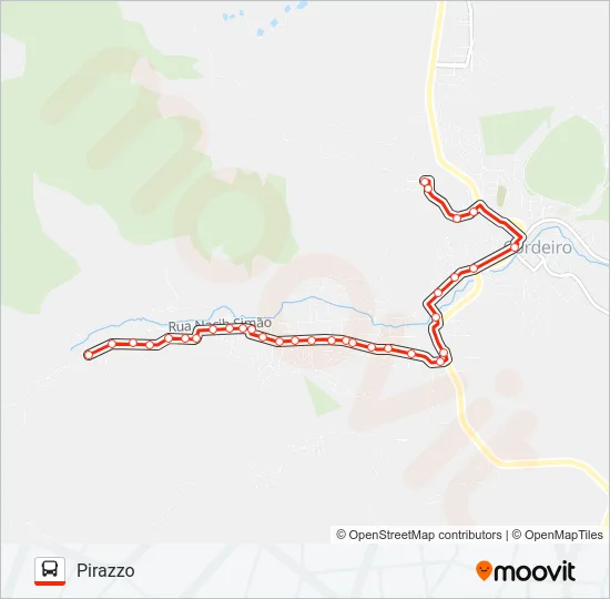 PIRAZZO - CONSTANTINO Bus Line Map