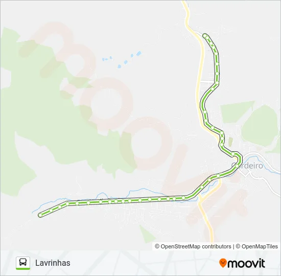 PIRAZZO - LAVRINHAS Bus Line Map