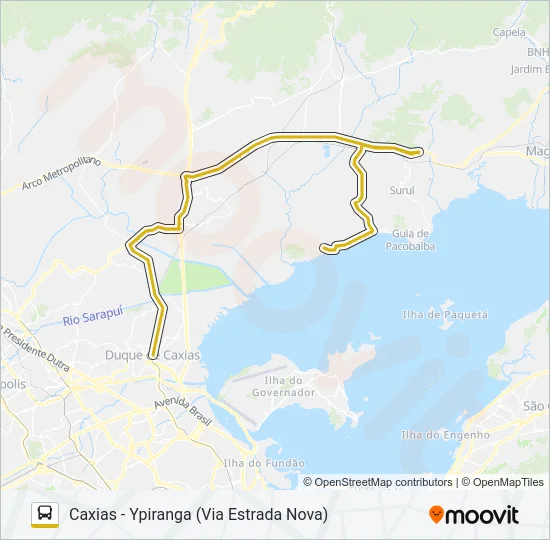 506 Bus Line Map