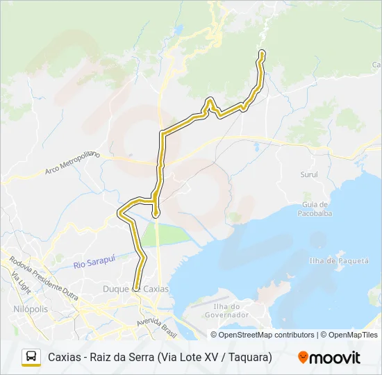 510 Bus Line Map