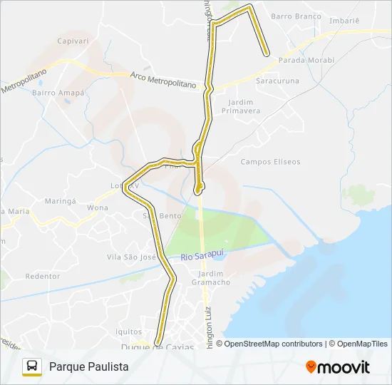 511 Bus Line Map
