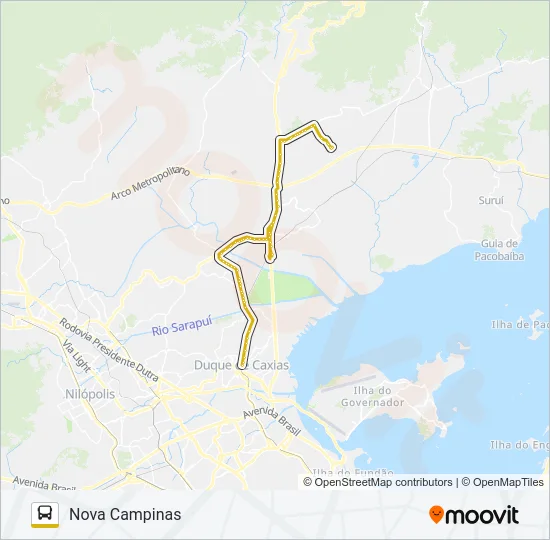 513 Bus Line Map