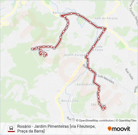 10 Bus Line Map
