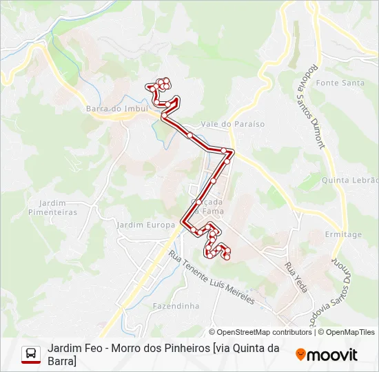 15 Bus Line Map