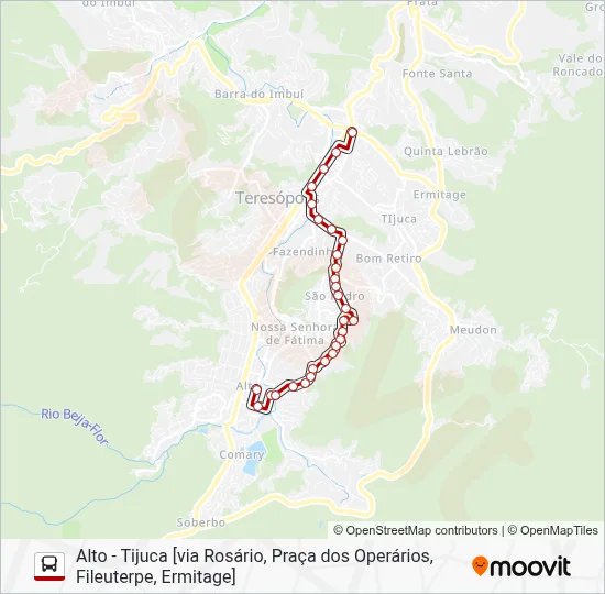 17 Bus Line Map
