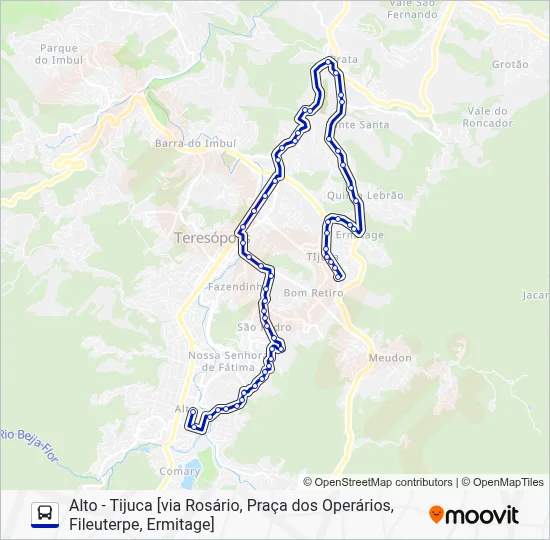 17 Bus Line Map