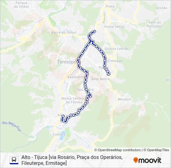 17 Bus Line Map