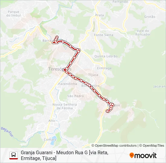 18 Bus Line Map