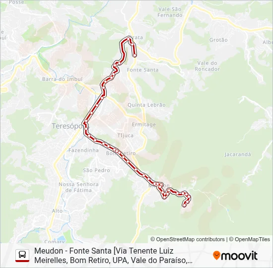 27 Bus Line Map