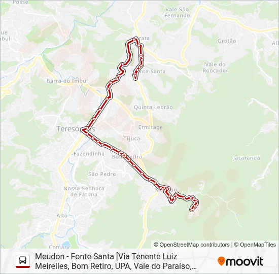 27 Bus Line Map