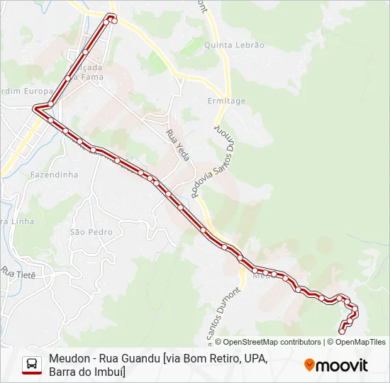 28 Bus Line Map