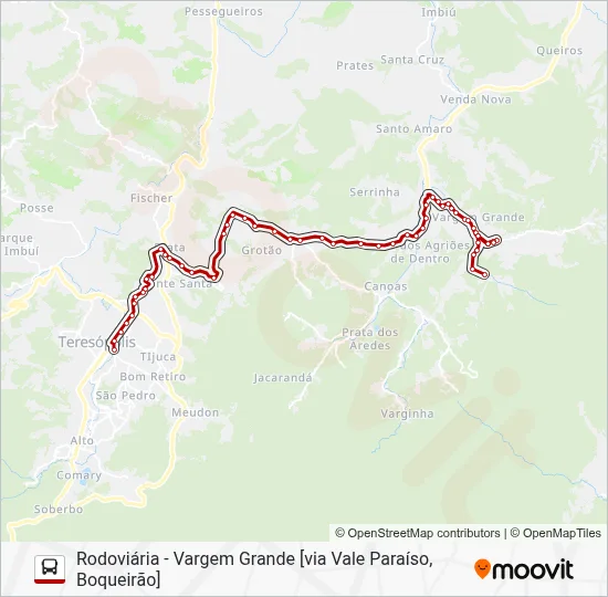 35 Bus Line Map