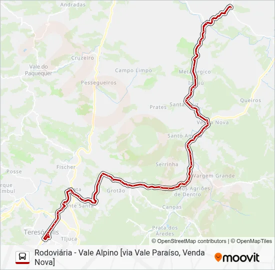 36 Bus Line Map