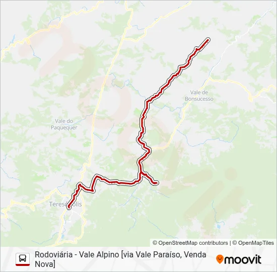 36 Bus Line Map