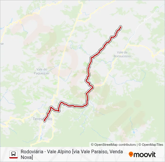 36 Bus Line Map