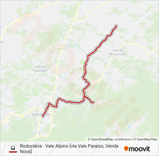 36 Bus Line Map