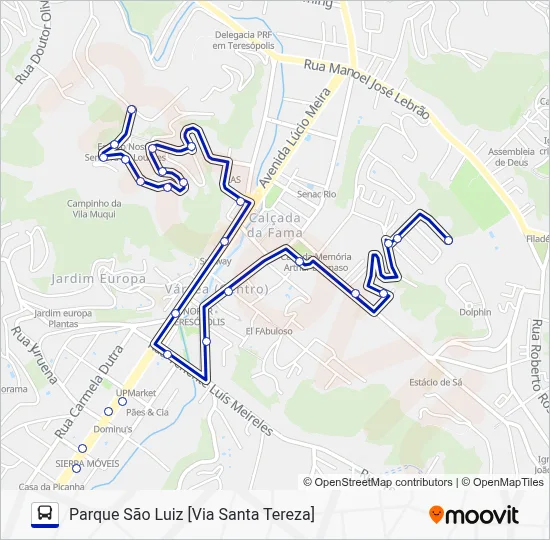 38 Bus Line Map