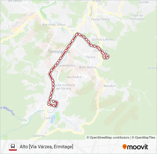 46 Bus Line Map