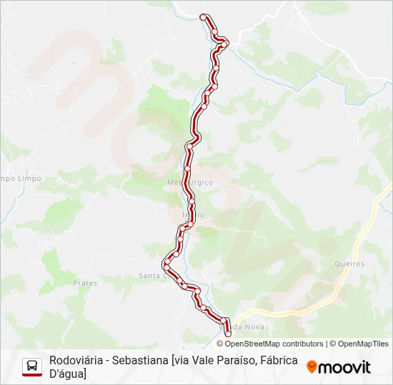 47 Bus Line Map