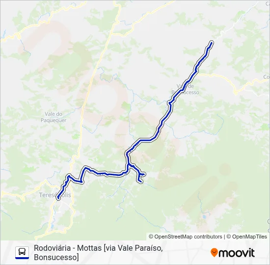 72 Bus Line Map