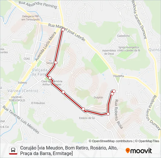 99 Bus Line Map