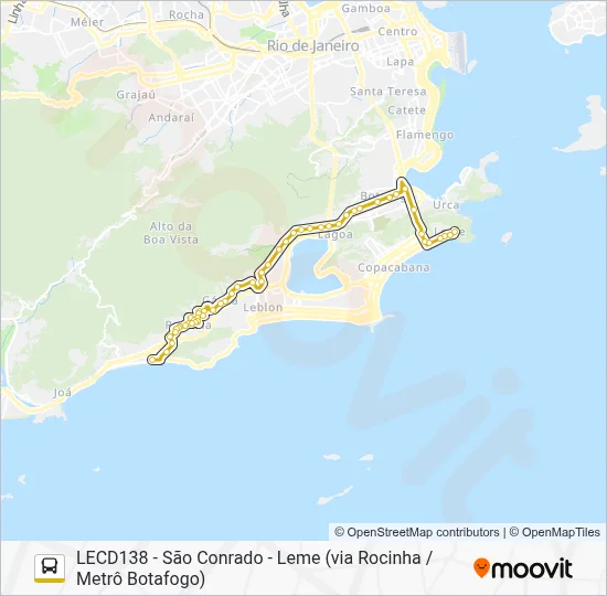536 Bus Line Map