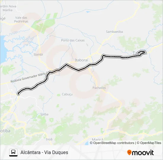 MB22D Bus Line Map