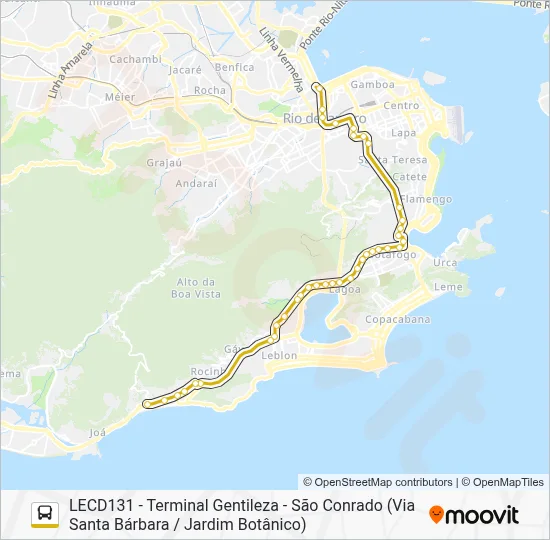 109 Bus Line Map