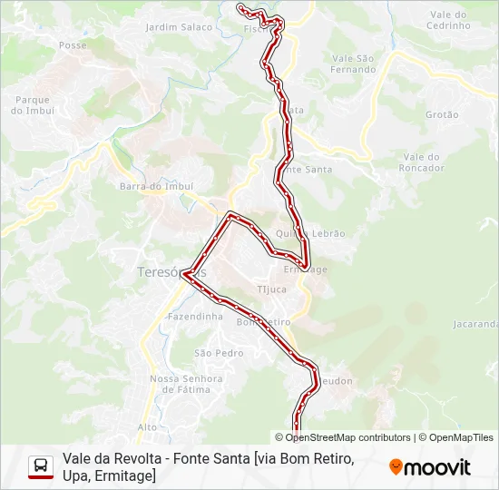 41 Bus Line Map