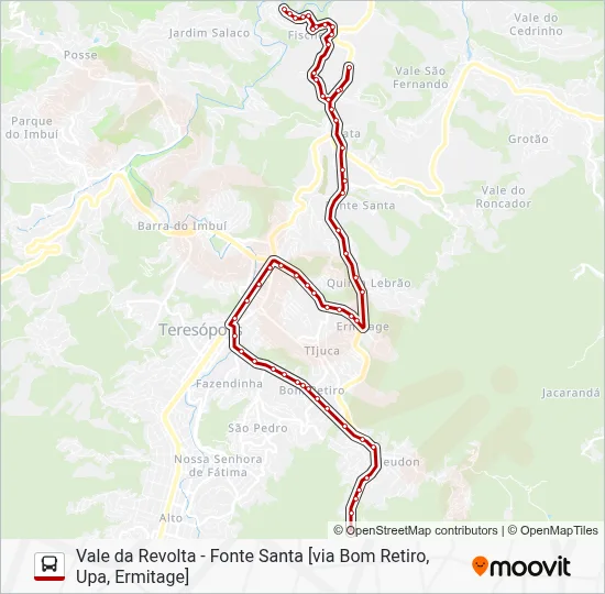 41 Bus Line Map