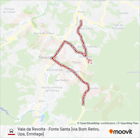 41 Bus Line Map