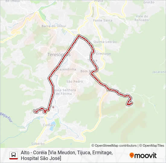 56 Bus Line Map