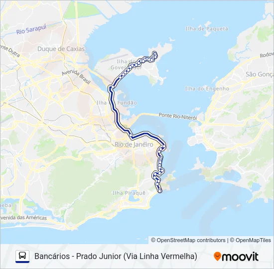 492 Bus Line Map