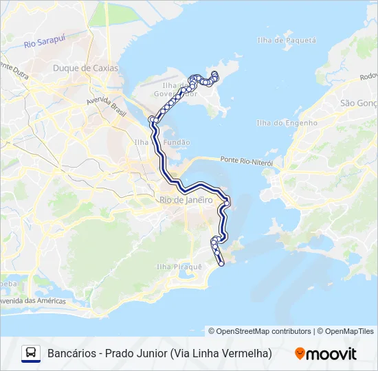 492 Bus Line Map