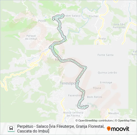 P10 Bus Line Map