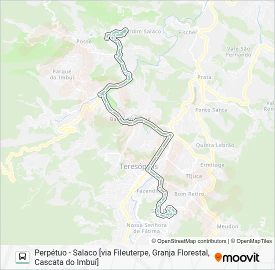 P10 Bus Line Map