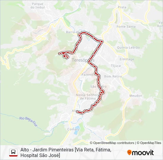 12 Bus Line Map