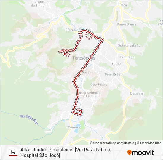 12 Bus Line Map