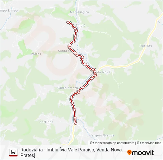 48 Bus Line Map
